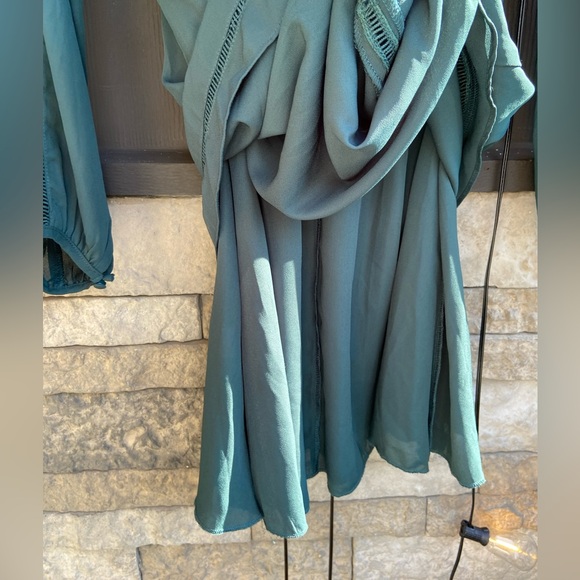 Altar'd State Dark Green Swing Dress - Picture 4 of 6